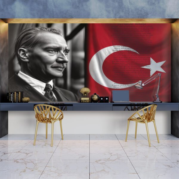 Mustafa Kemal Atatürk Runner Örtü