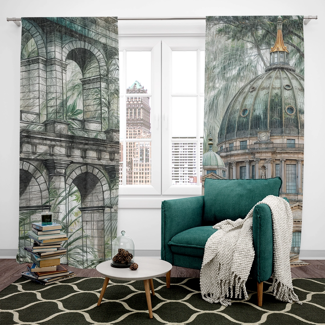 Antik Şehrin Gizemli Kucağı Fon Perde