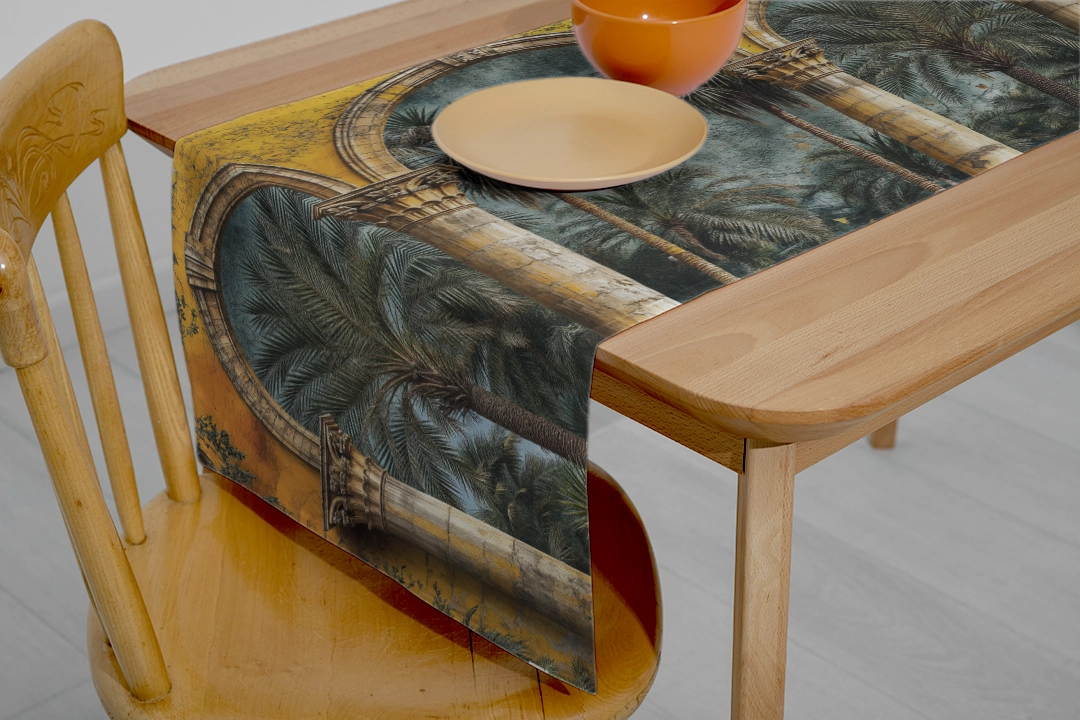 Antik Tropik Bahçenin Gizemli Yansıması Runner