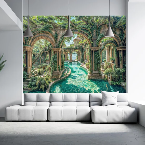 Fantastik Bahçe Sarayının Büyülü Sırları Poster Duvar Kağıdı