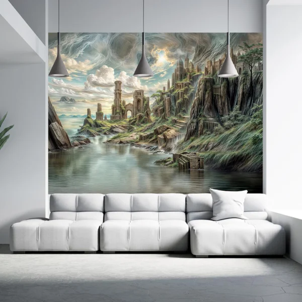Gri Limanların Kadim Fısıltısı Poster Duvar Kağıdı