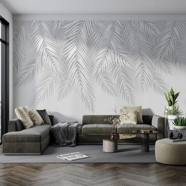 Puslu Ormanın Gizemli Soft Yaprakları Poster Duvar Kağıdı
