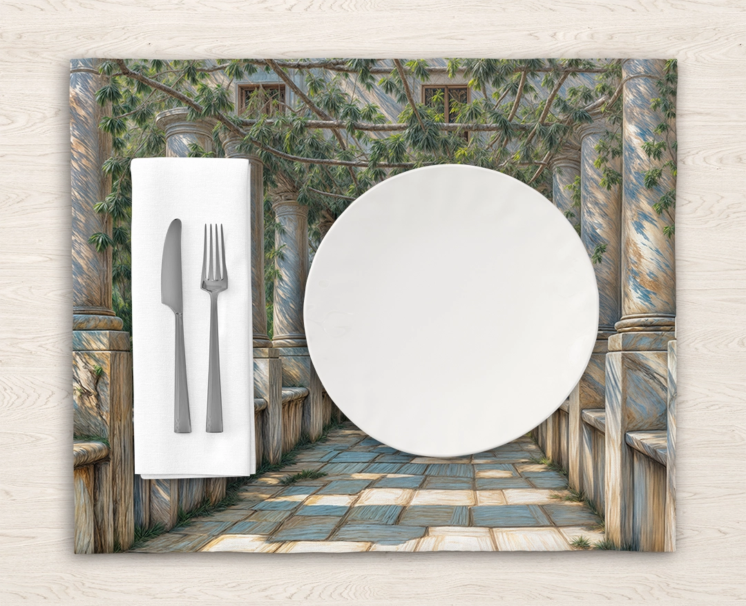 Ruh Kılıcı Sahnesinin Antik Koridoru Amerikan Servis