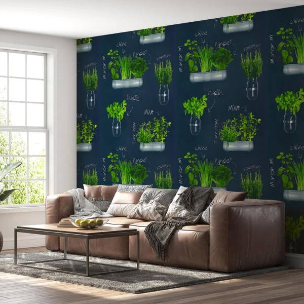 Saksılardaki Otların Dansı Poster Duvar Kağıdı