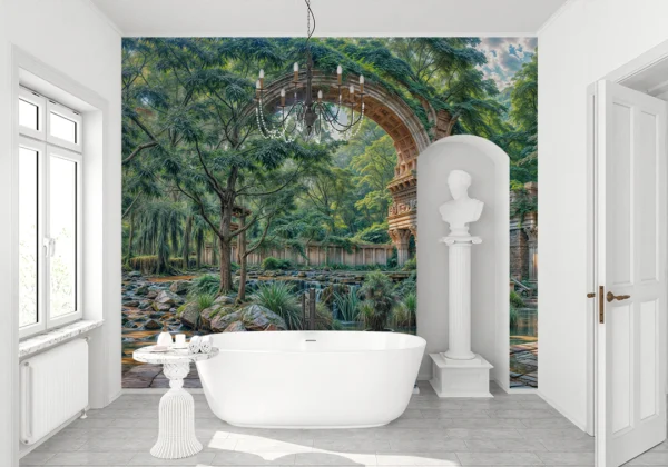 Schönbrunn'un Gizemli Roma Harabeleri Poster Duvar Kağıdı