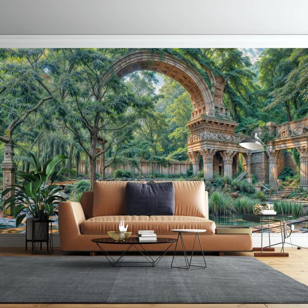 Schönbrunn'un Gizemli Roma Harabeleri Poster Duvar Kağıdı