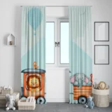 Sevimli Hayvanlarla Tren Macerası fon perde