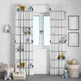 Sevimli İş Makineleriyle Dolu Eğlenceli Macera Dünyası fon perde