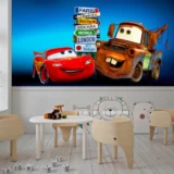 Şimşek McQueen ve Mater Yarış Pistinden Şehir Manzarasına 1