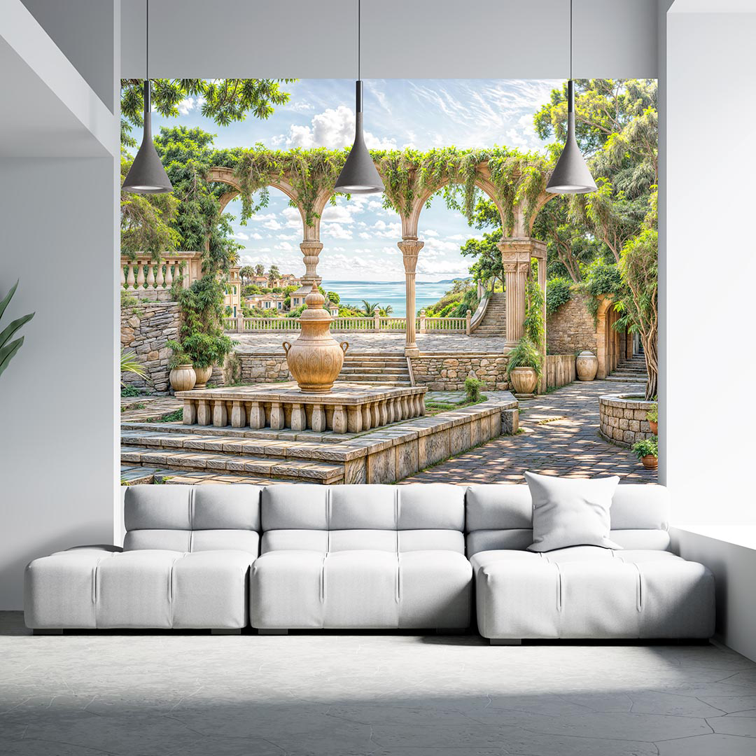 Taormina'nın Botanik Bahçeleri Poster Duvar Kağıdı