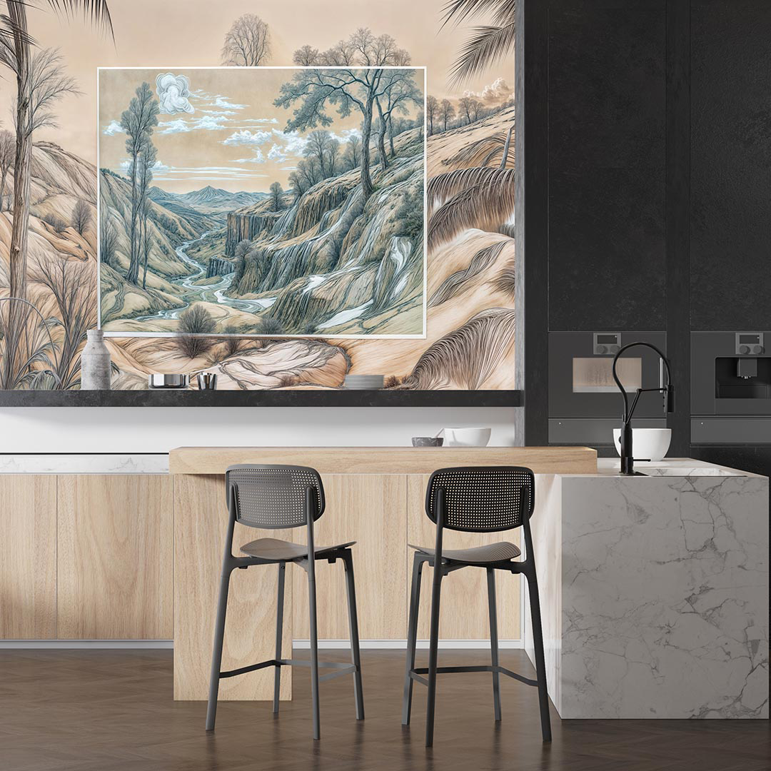 Tolkien'in Fısıltılarıyla Yankılanan Elflerin Vadisi Poster Duvar Kağıdı