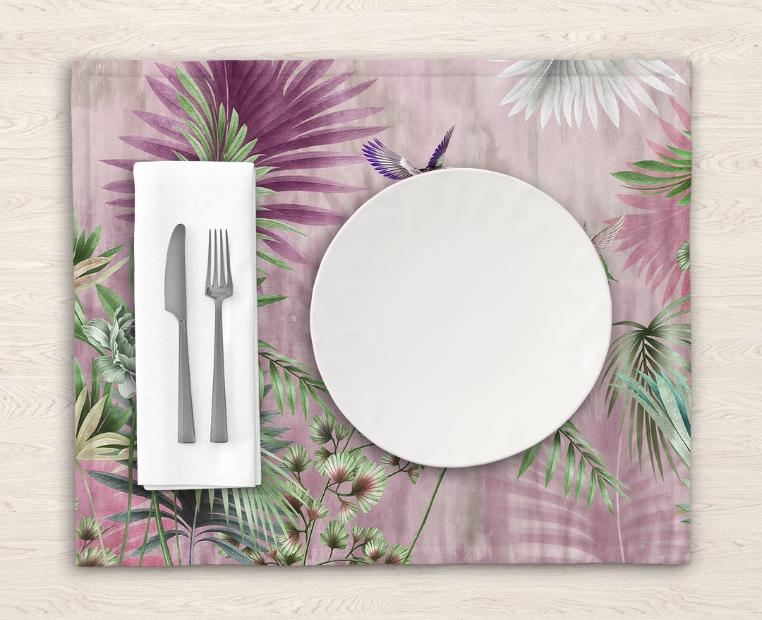 Tropik Bahçedeki Kuşların Dansı ve Çiçeklerin Şarkısı Amerikan Servis