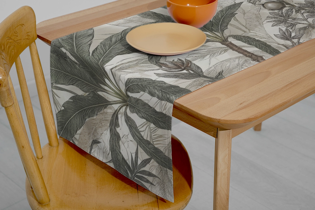 Vazoların İçindeki Tropik Bitkiler Runner