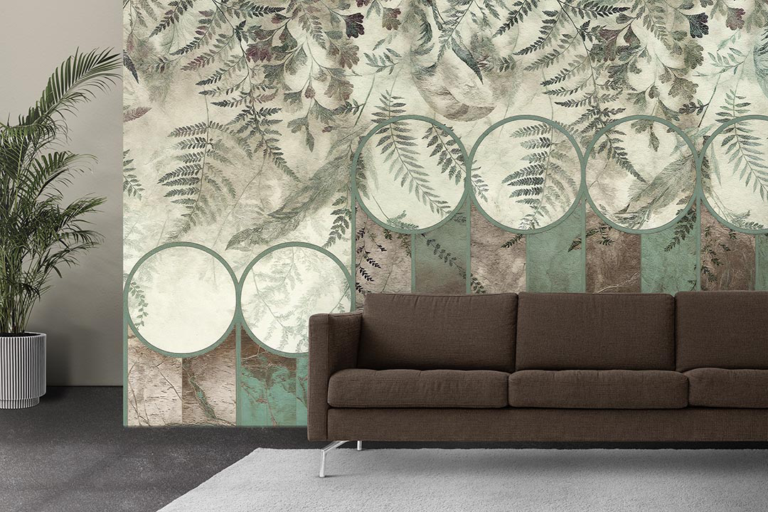 Vintage Dokunuşlarla Buluşan Doğa Poster Duvar Kağıdı