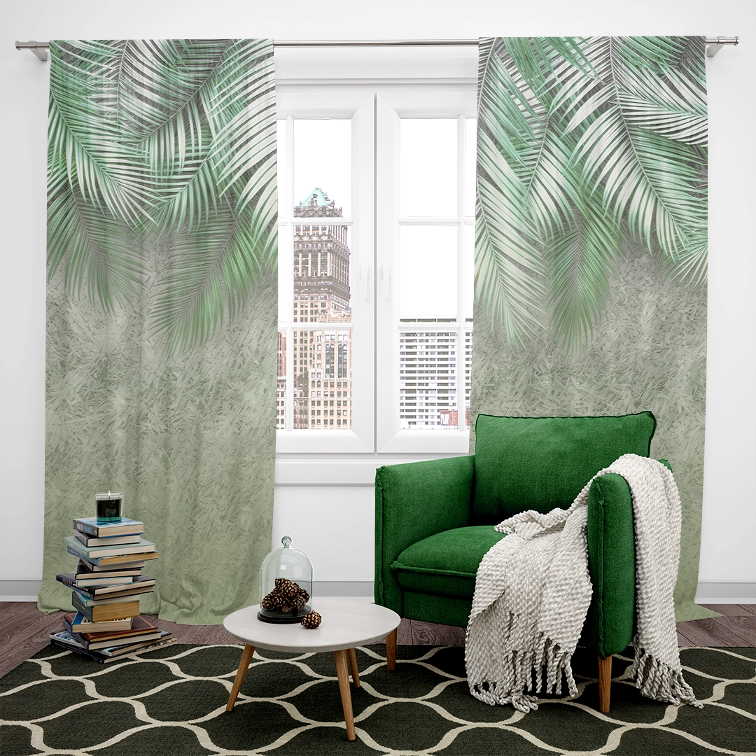 Yeşil Yaprakların Huzur Veren Canlılığı Fon Perde