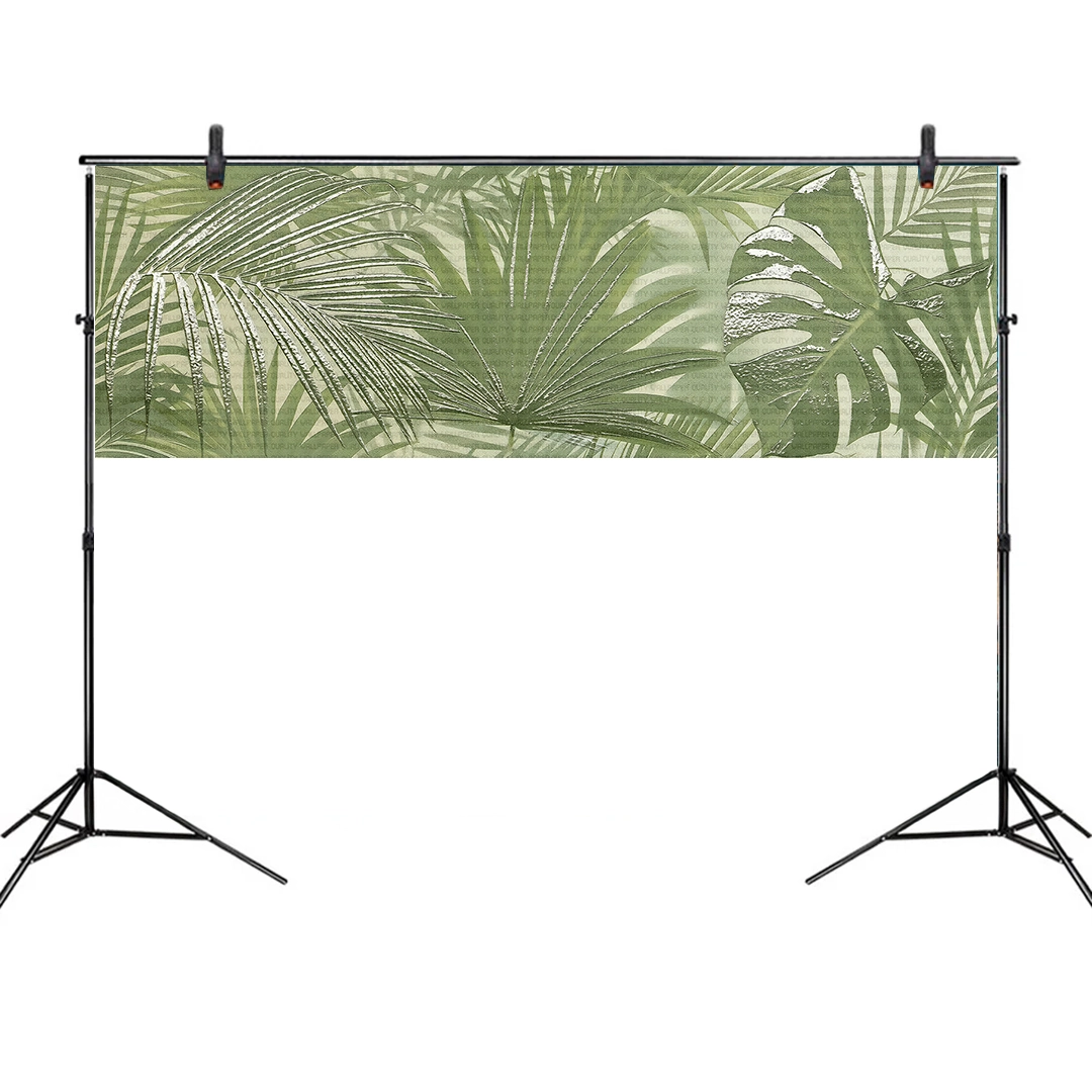 Yeşil Yaprakların Huzurlu Dansı Fon Kumaş