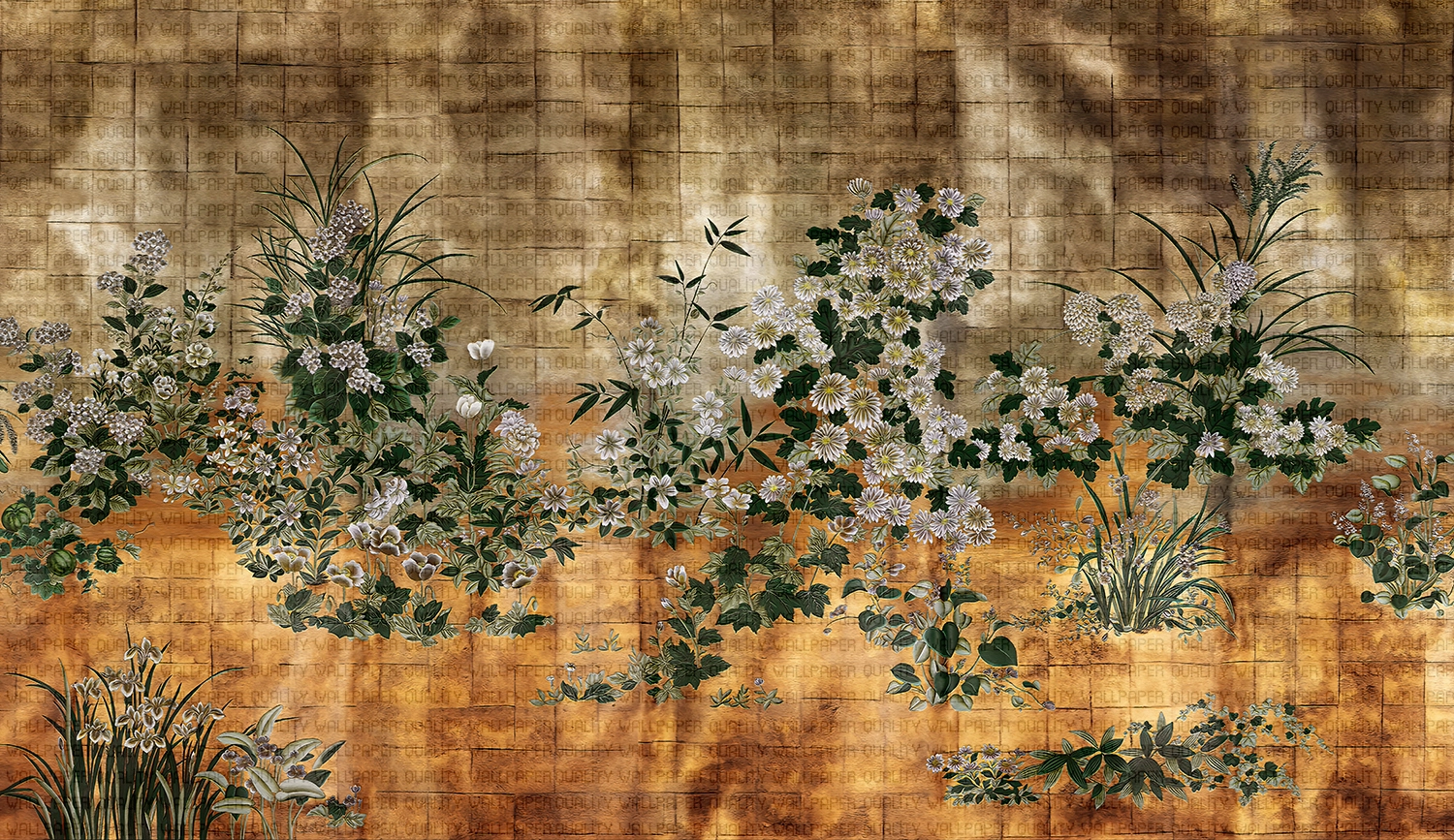 Altın Mozaikte Çiçeklenen Zarafet