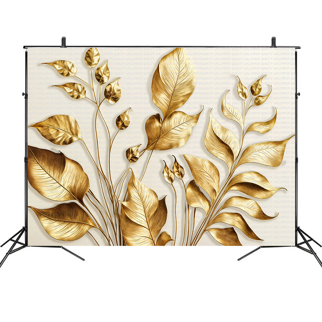 Altın Yaprakların Dansı Fon Kumaş