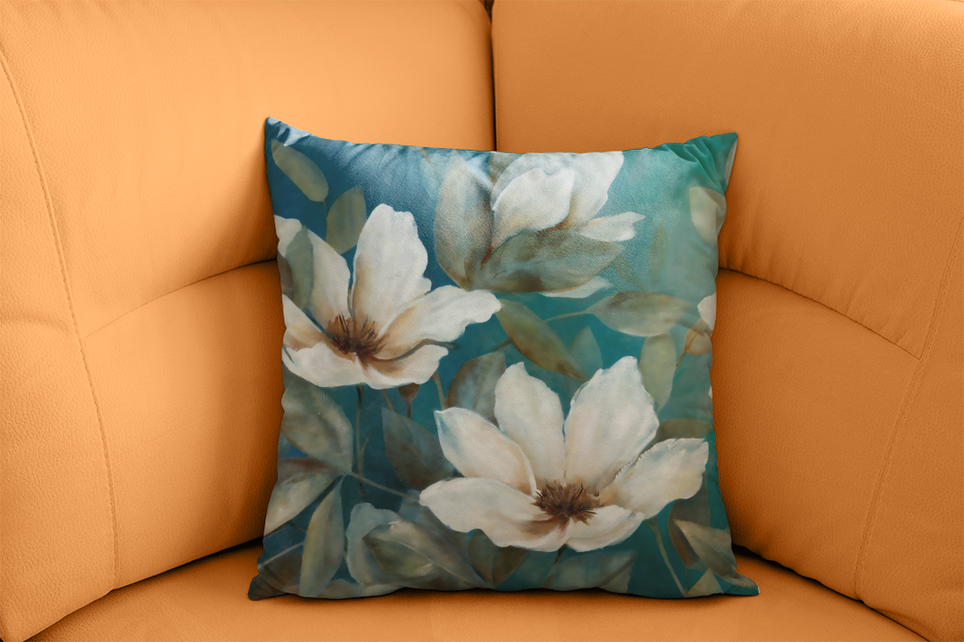 Beyaz Çiçeklerin Görkemli ve Gizemli Bahçesi Kırlent