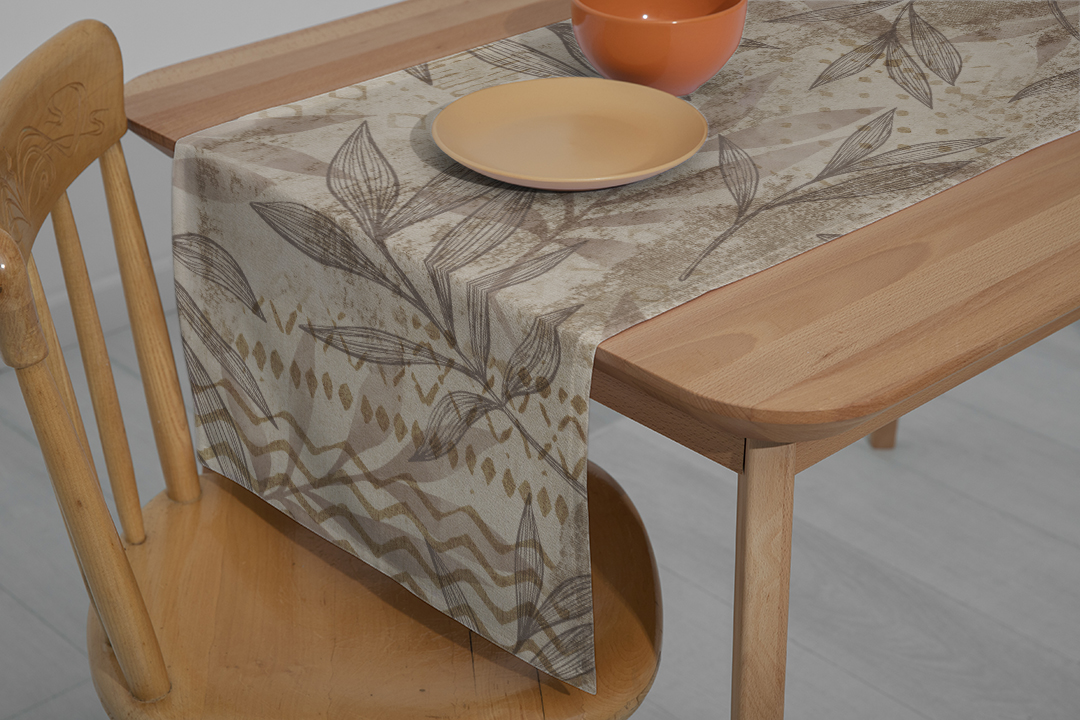 Etnik Yapraklar Runner