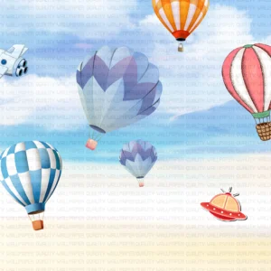 Balonlar ve Uçan Dairelerle Bulutların Üzerinde Sanatsal Keşif Runner