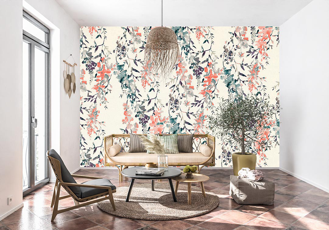 Gizemli Bahçenin Güzel Çiçek Esintisi Poster Duvar Kağıdı