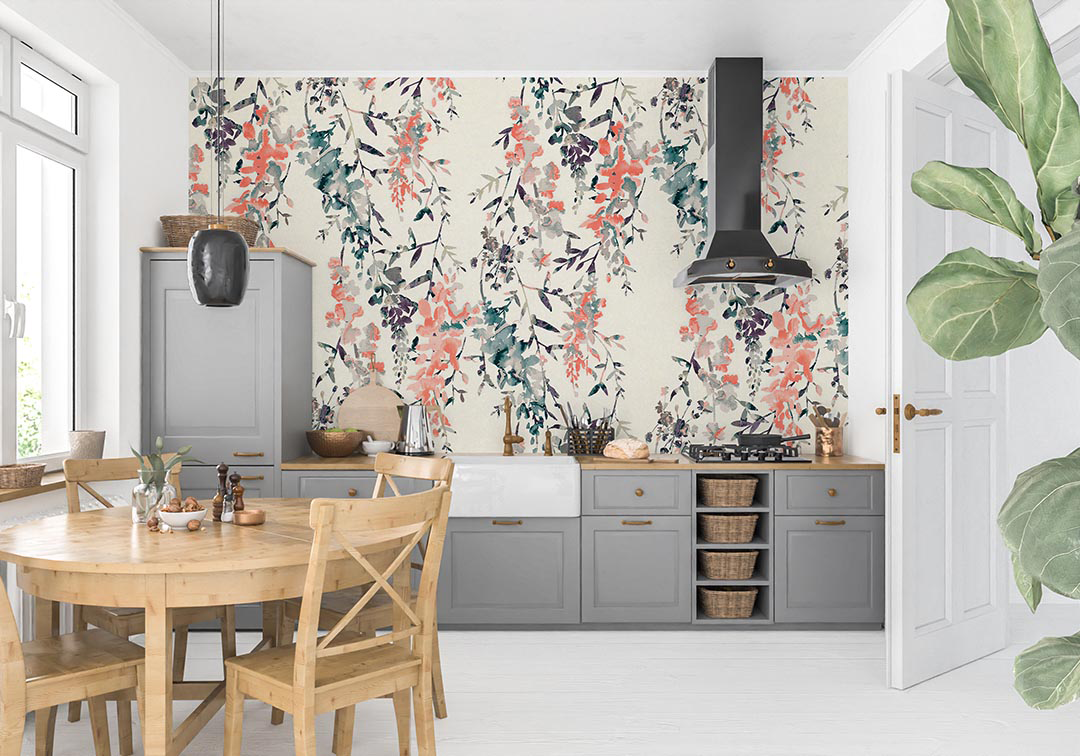 Gizemli Bahçenin Güzel Çiçek Esintisi Poster Duvar Kağıdı