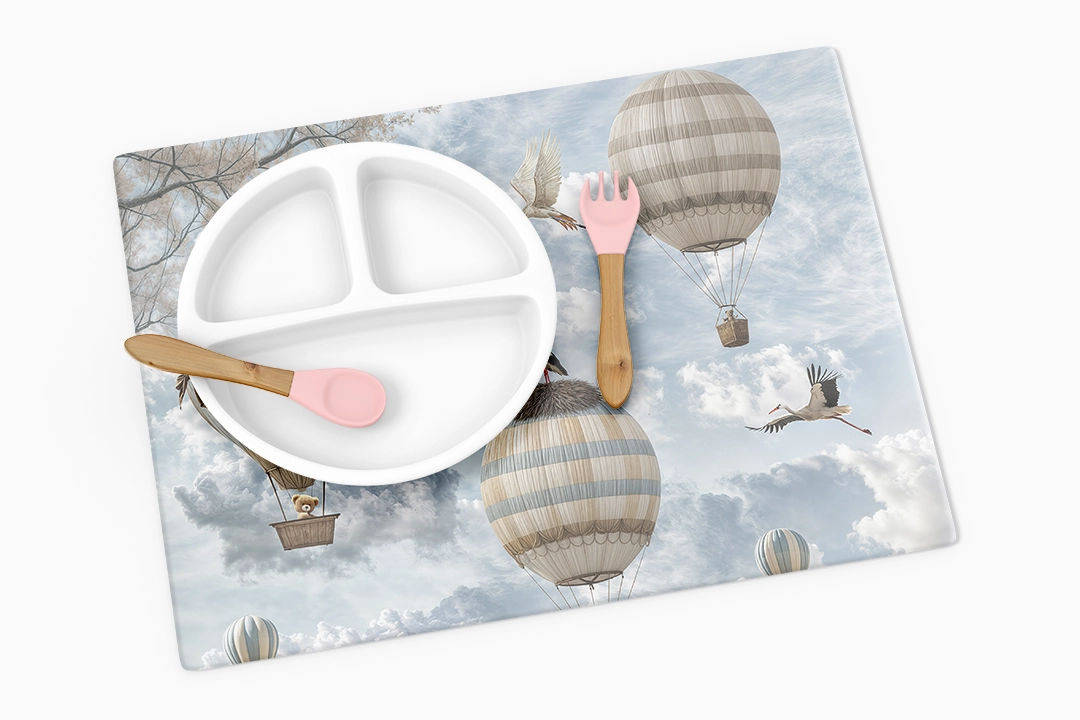 Gökyüzünde Süzülen Hayaller Bulutların Arasında Dans Eden Balonların ve Kuşların Özgürlük Senfonisi Amerikan Servis