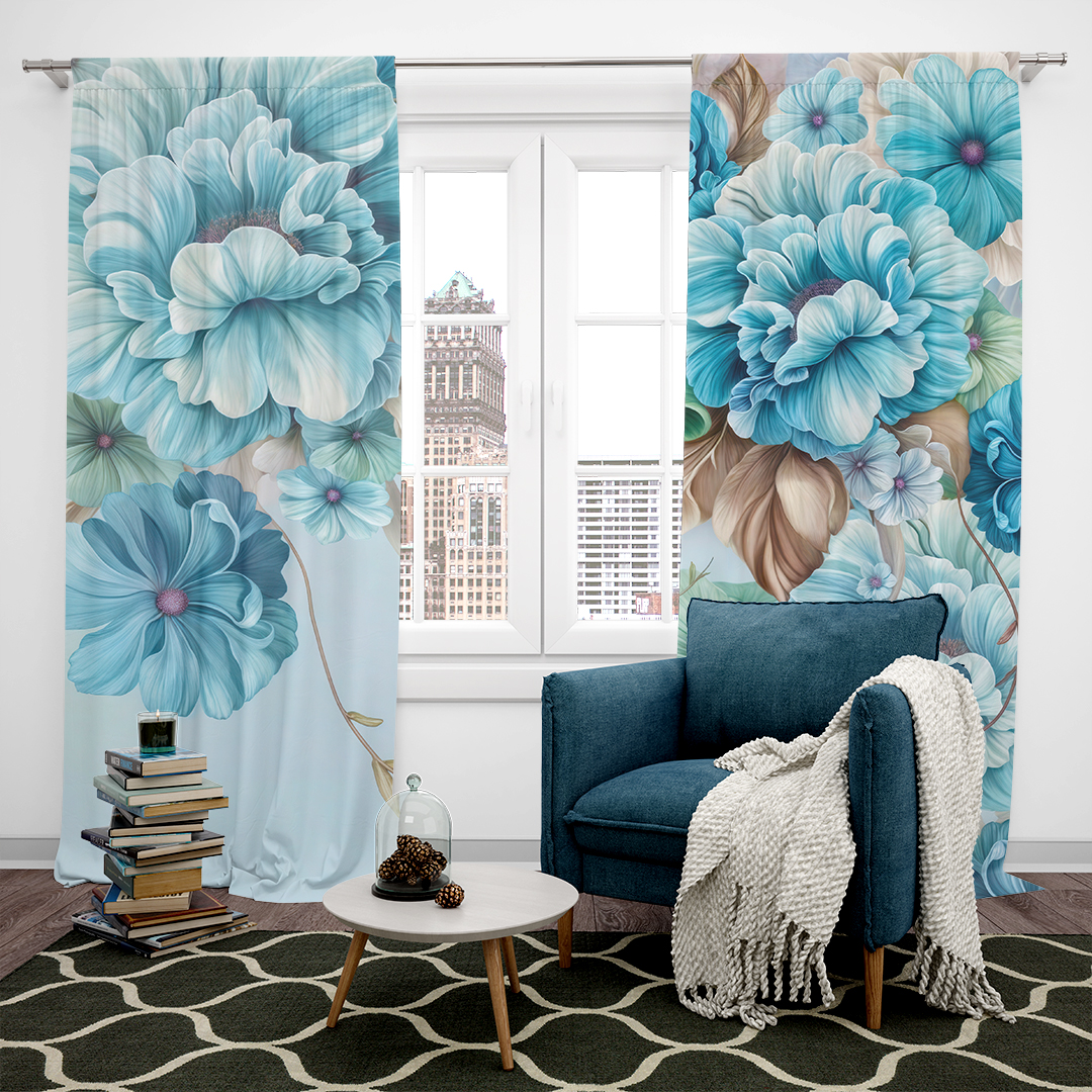 Gökyüzünün Mavi Dokunuşu Fon Perde