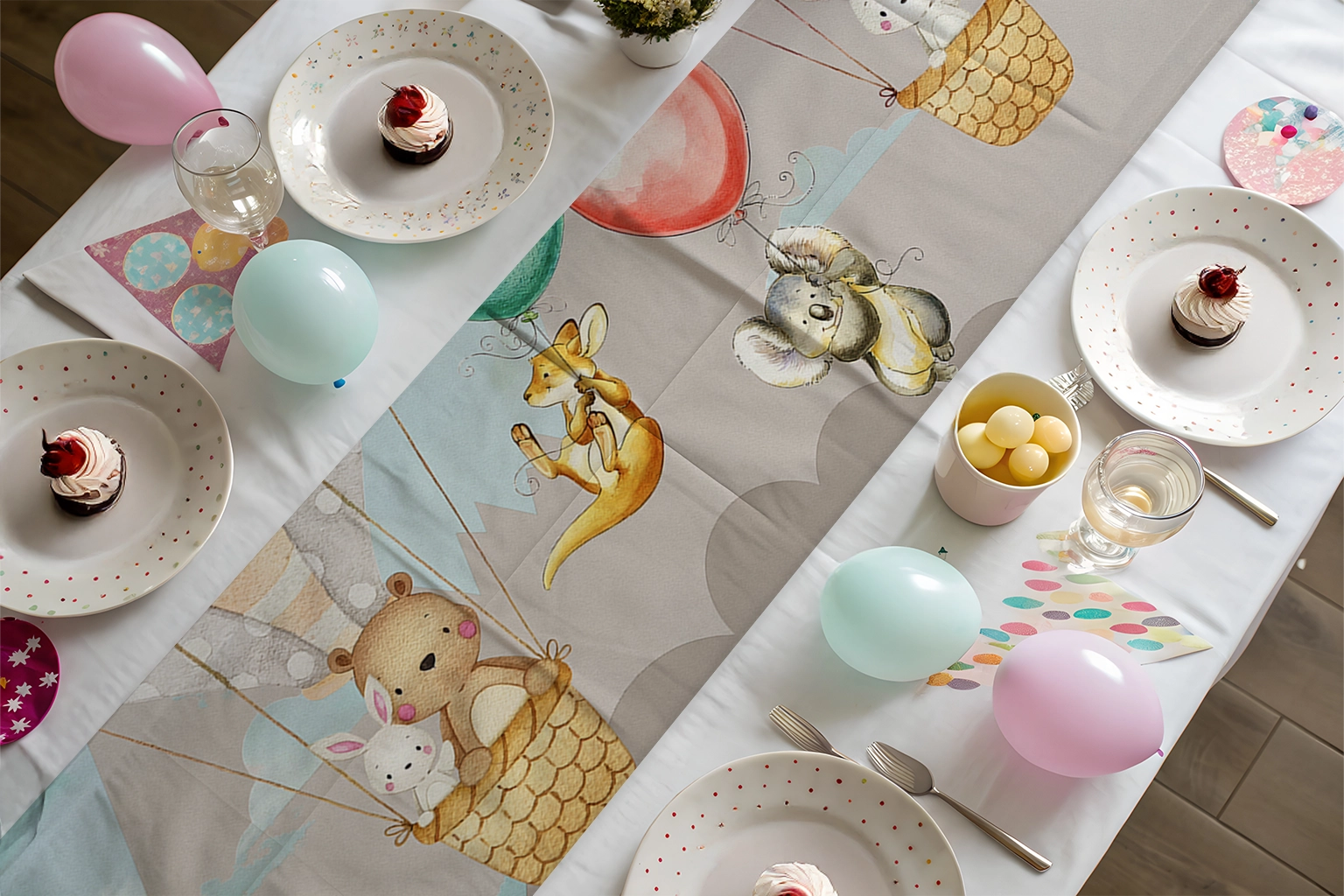 Hayvanların Neşeli Balon Serüveniyle Dostluk ve Uçan Hayaller Runner