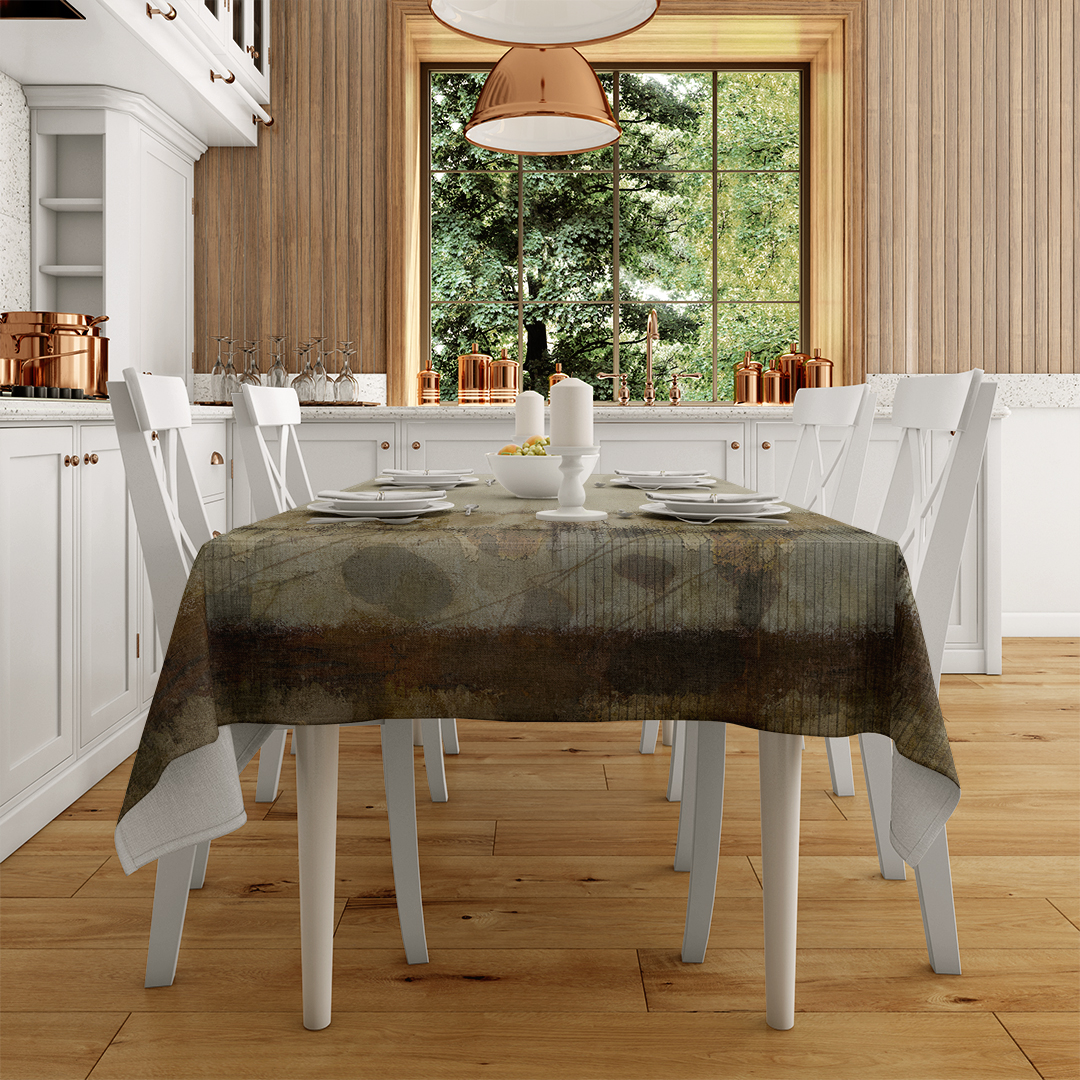 Huzurlu Dallın Şarkısı Masa Örtüsü