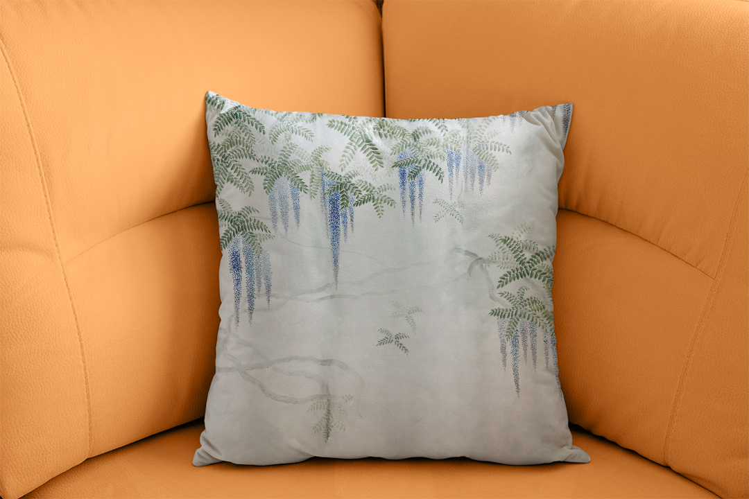 Mor Salkımların Rüya Bahçesi Kırlent