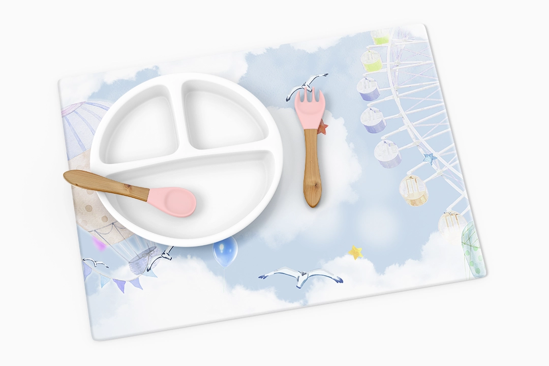 Neşeli Dönme Dolap ve Uçan Balonlar Amerikan Servis