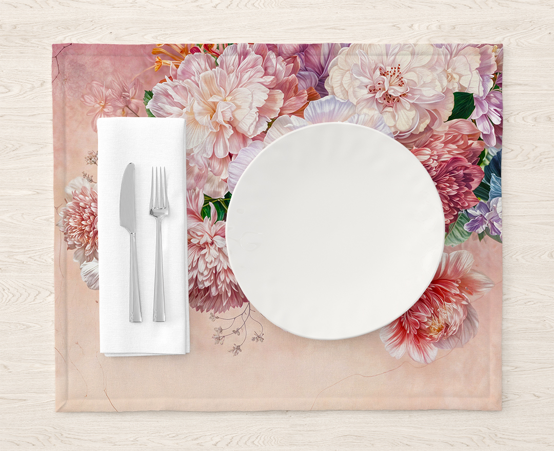 Pastel Renklerle Canlanan Zarif Çiçek Buketi Amerikan Servis