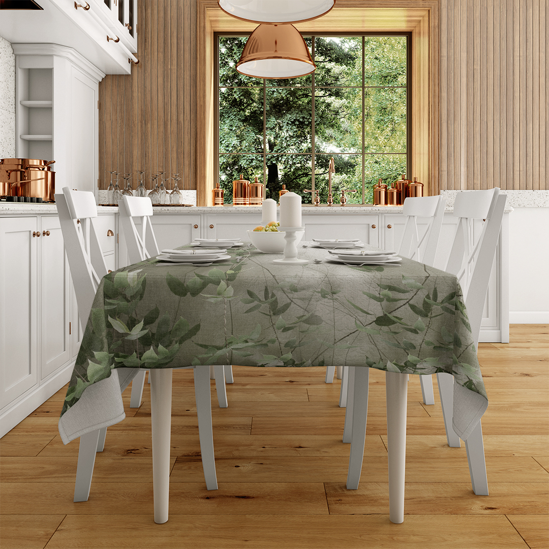 Sarkaç Yapraklar Masa Örtüsü