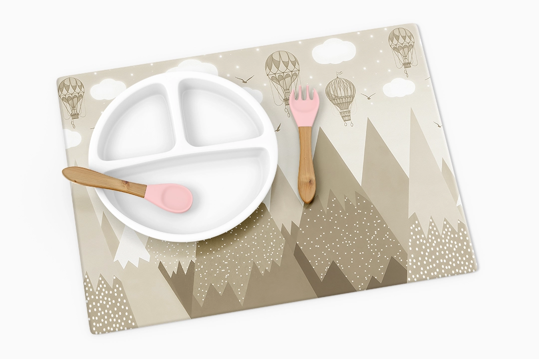 Sepya Tonlarında Yükselen Balonlar Amerikan Servis