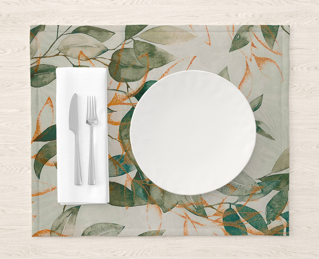 Soft Yapraklarla Güzelleşen Desen Amerikan Servis