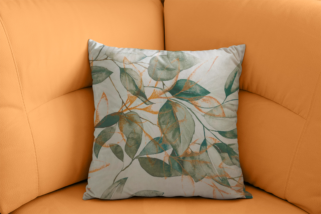 Soft Yapraklarla Güzelleşen Desen Kırlent