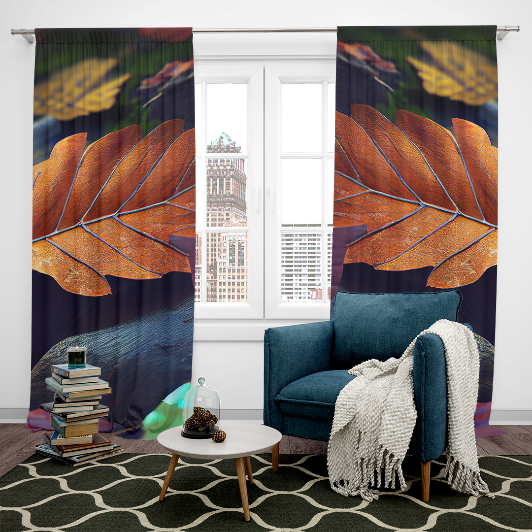 Sonbaharın Gizemli Dokusu Fon Perde