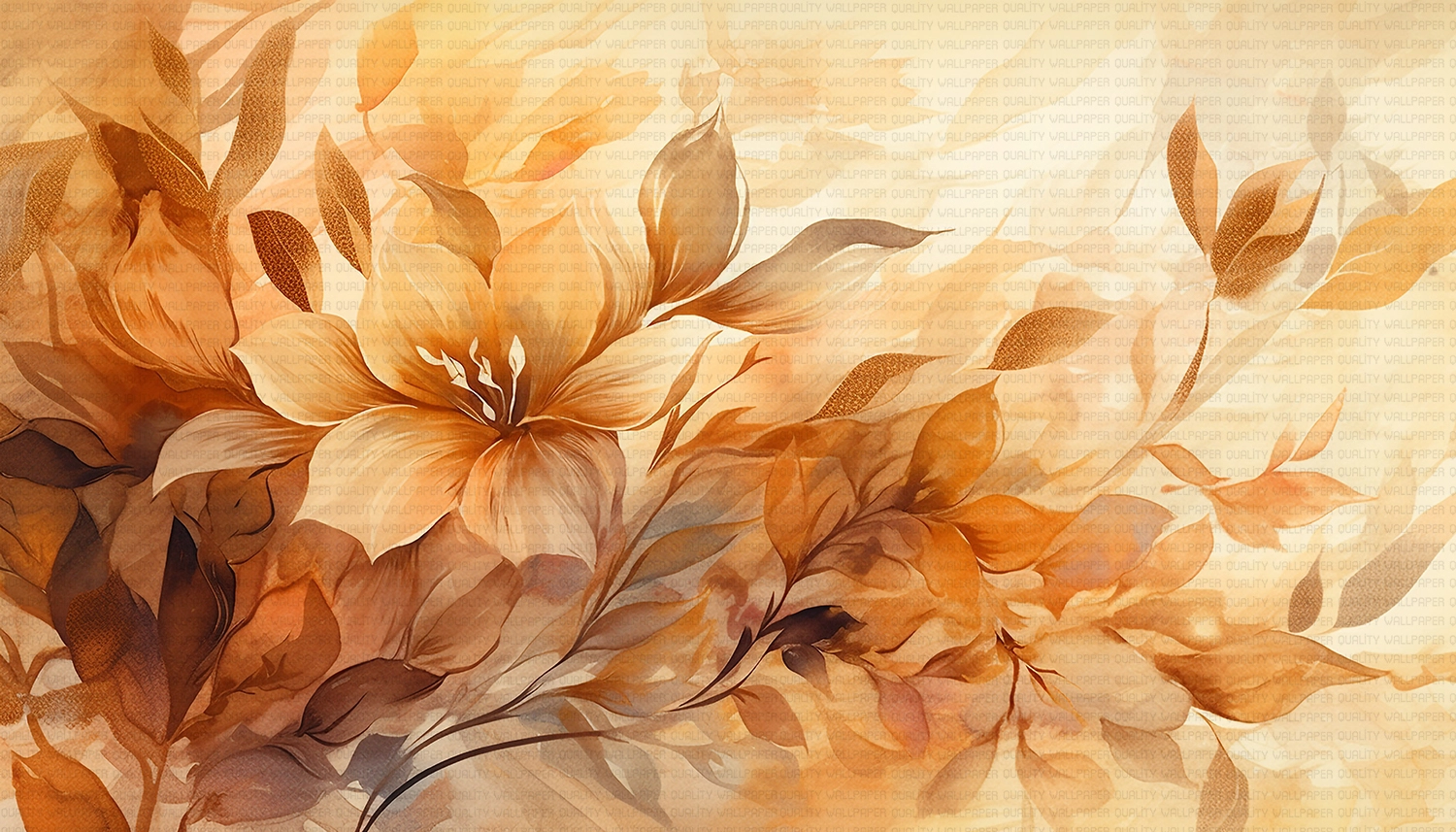 Sonbaharın Sıcak Renkleriyle Çiçek Bahçesi