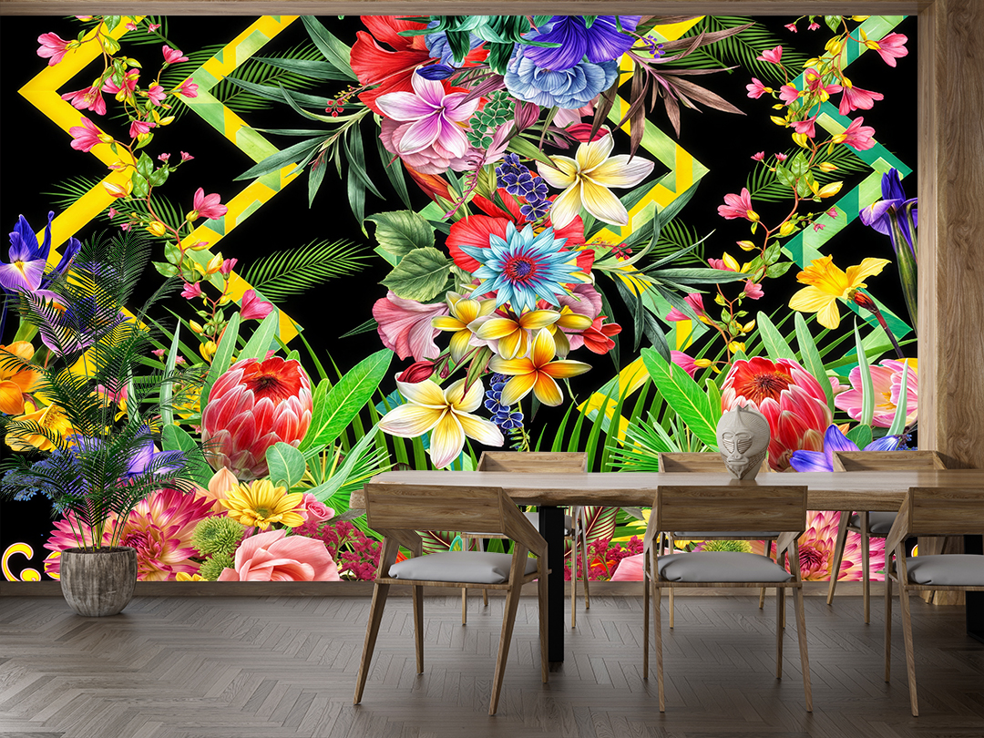 Tropik Baharın Renk Senfonisi Poster Duvar Kağıdı