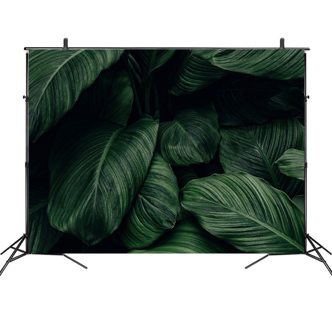 Tropikal Yapraklarla Gelen Huzur Fon Kumaş