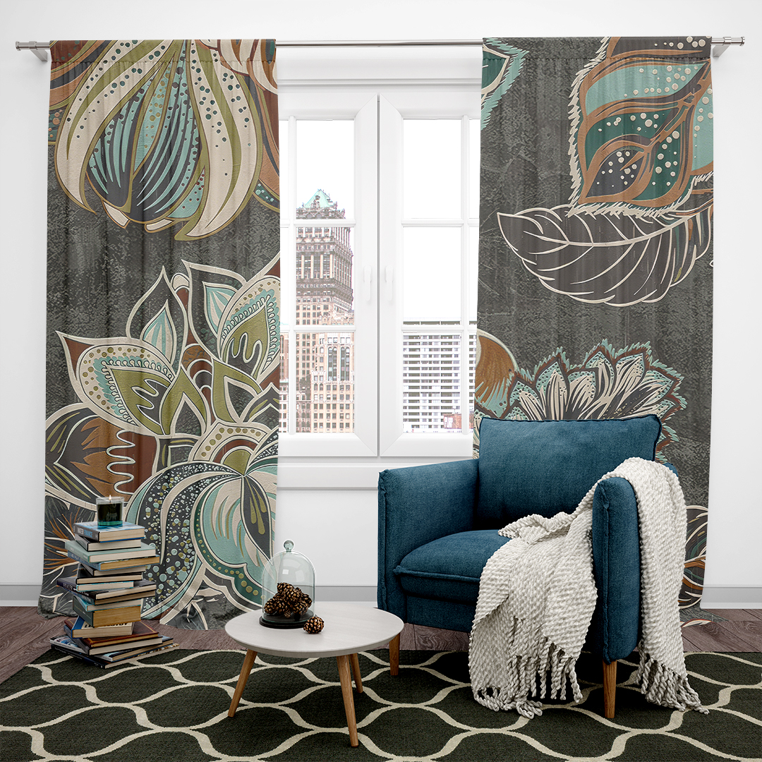 Yaprakların Gizemli Dansı Fon Perde