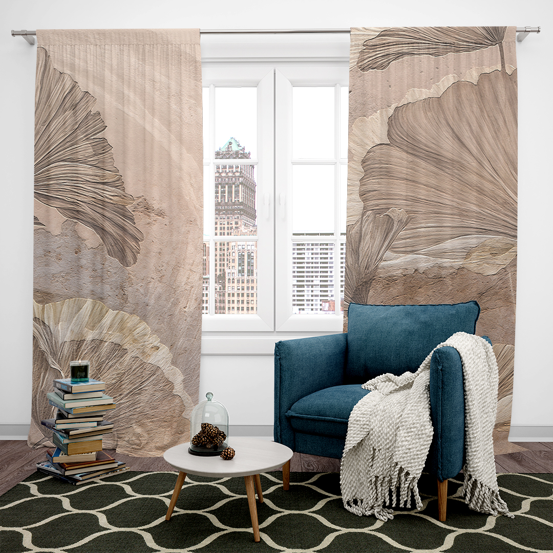 Yaprakların Huzurlu Dansı ile Sonbahar Havası Fon Perde