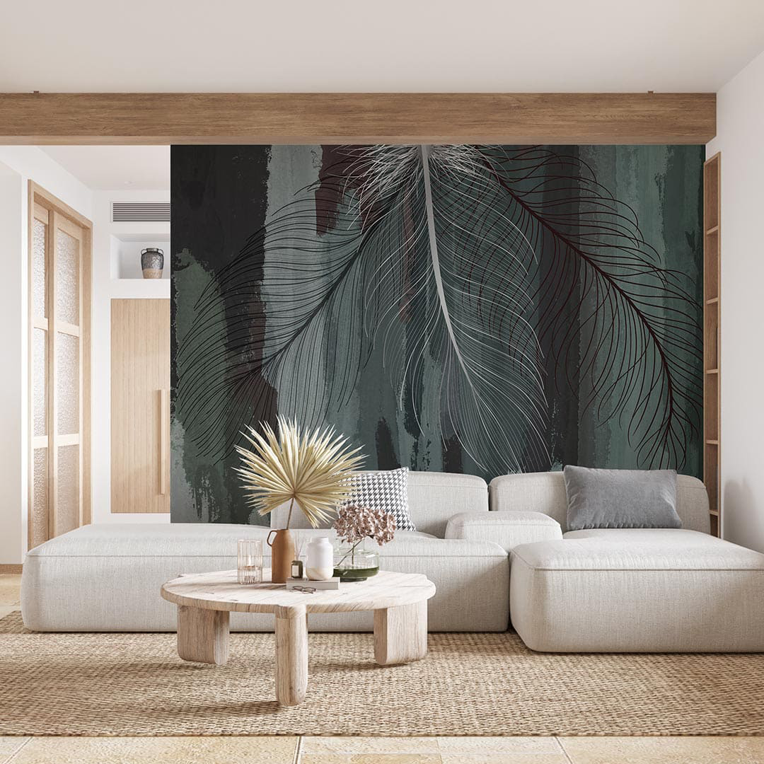 Zarafetin Yaprakla Buluşması Poster Duvar Kağıdı