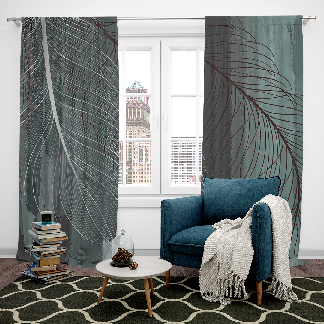 Zarafetin Yaprakla Buluşması Fon Perde